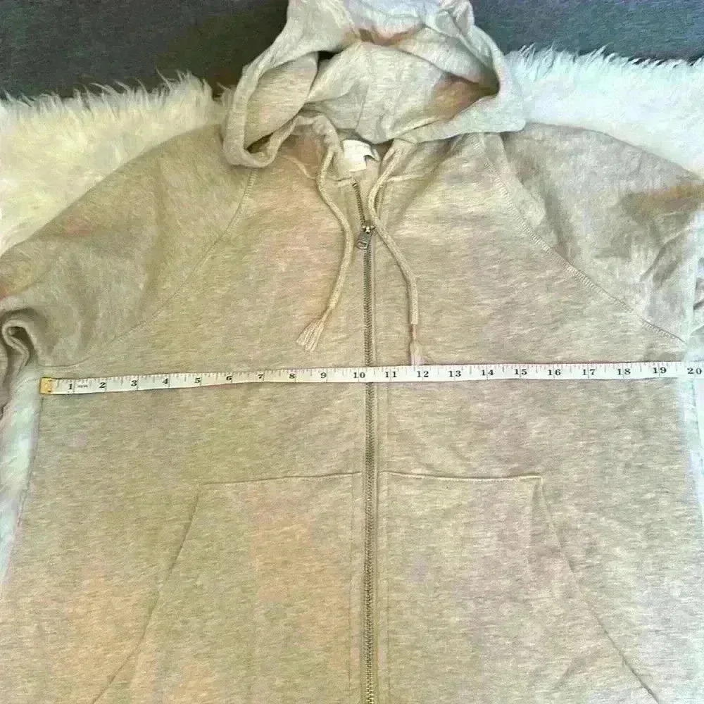 Spiritual Gangster NWT Gratitude SlubTerry Raglan Zip Hoodie OatmealHeather Sz S - Picture 13 of 15